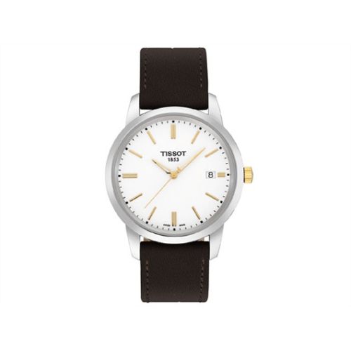 Tissot Dream Quartz 38 Stainless Steel / Yellow Gold PVD / White / Strap